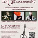 13. Gitarrennacht im Schlosspark Krumke am Saturday, 29.08.2026